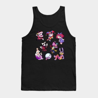 the amazing digital circus cast sticker pack Tank Top